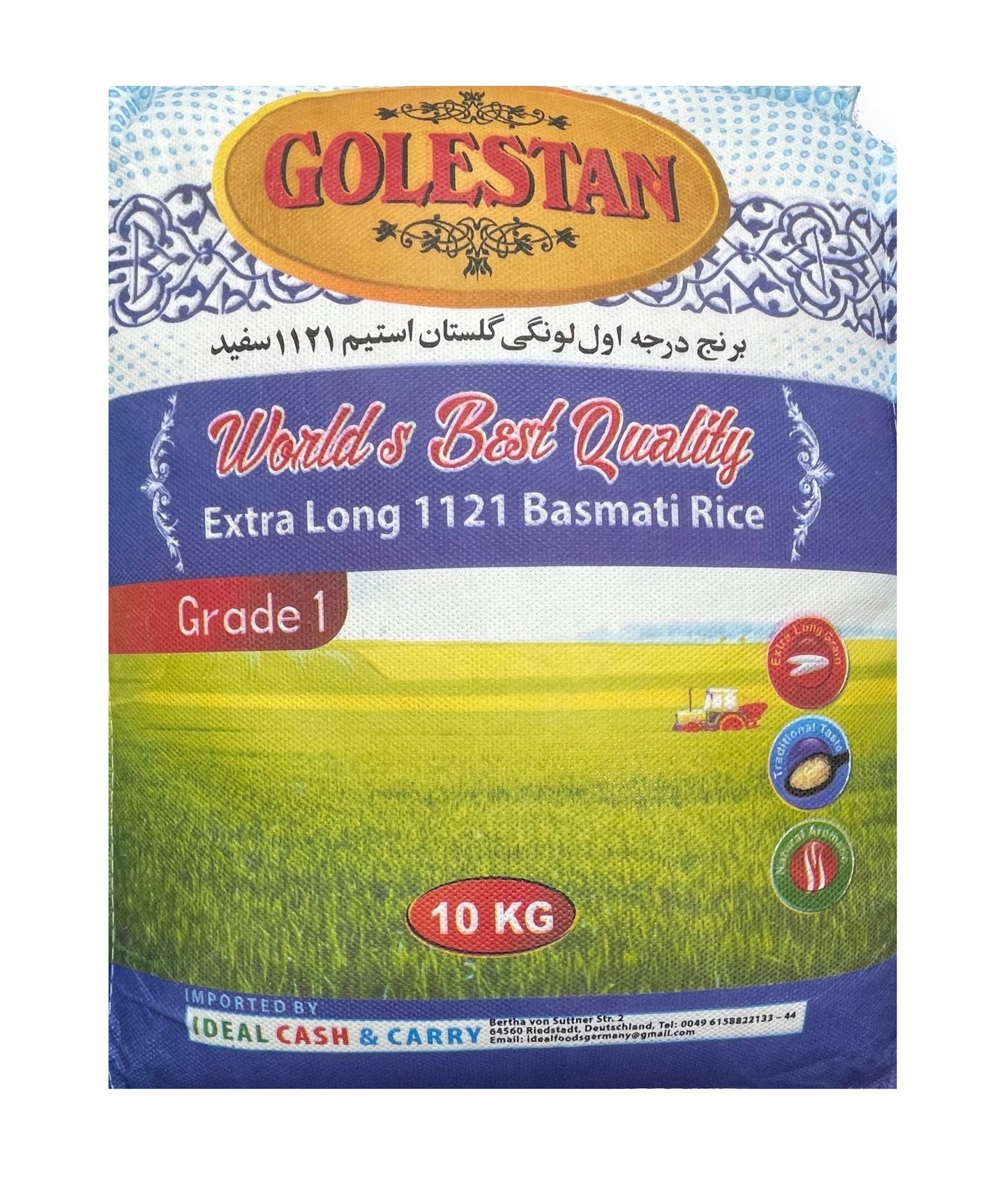 Golestan Basmati Rice 10kg